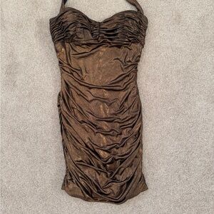 Morgan & Co Short dress. Metallica Brown. Size Junior 7/8. In great condition.